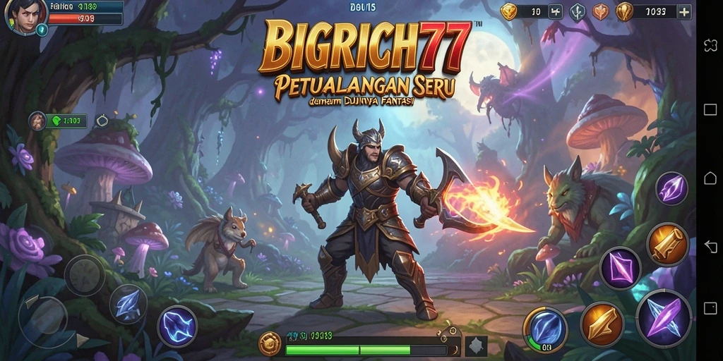 Tampilan gameplay seru dan imersif di BIGRICH77.