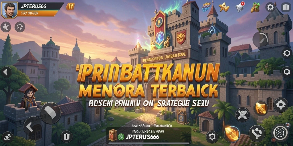 Gameplay menara pertahanan yang penuh strategi dan tantangan.