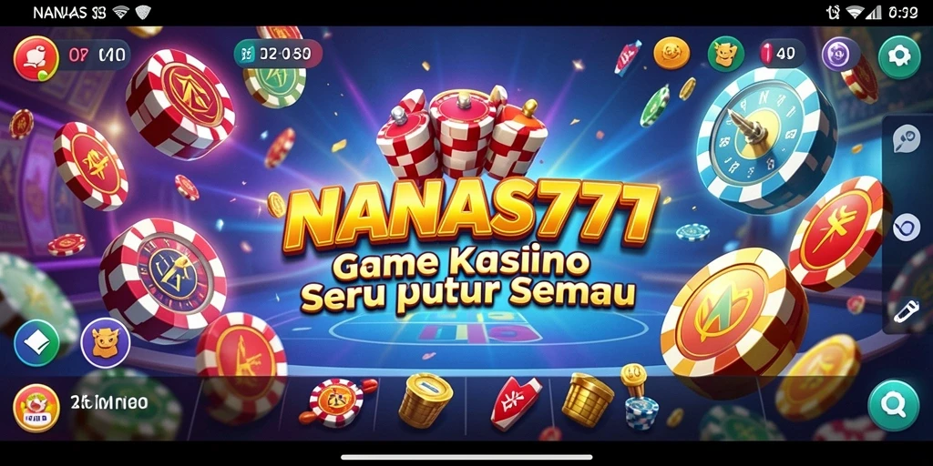 Tampilan gameplay Kasino yang mengasyikkan di NANAS777.